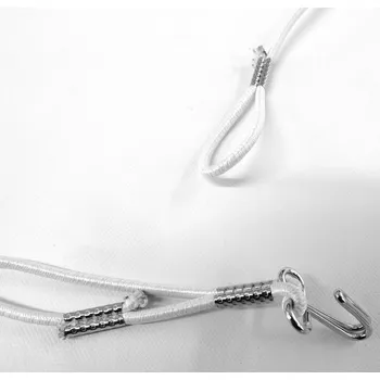 Zástěra ecoMAX š.90 x d.120 cm, bílá, gumičky