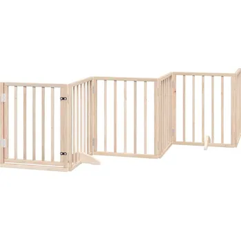 klec pro psa vidaXL 352173 zábrana pro psy přírodní 50 x 60 x 2 cm