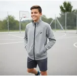 Chlapecká sportovní mikina Kugo FM5329 světle šedý melír