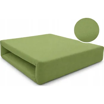 Prostěradlo Prostěradlo s gumou Jersey 220x200 Oliva Premium Polský výrobek