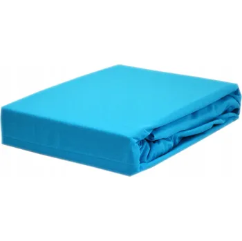 Prostěradlo Prostěradlo jersey s gumou 160x200, tyrkysová barva