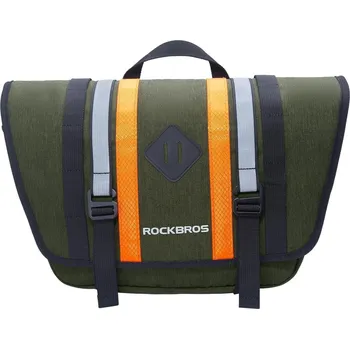 brašna na kolo ROCKBROS Cyklistická brašna na řídítka ZELENÁ
