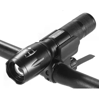 Cyklosvítilna WEST BIKING Přední svítilna na kolo dobíjecí NO SIZE ČERNÁ