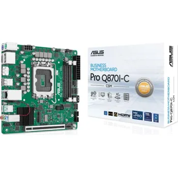 Základní deska ASUS MB Sc LGA1851 PRO Q870I-C-CSM, Intel Q870, 4xDDR5, 2xDP, 1xHDMI, Mini-ITX 90MB1MPP-M0EAYC
