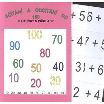 Matematika Sčítání a odčítání do 100 (16 kartiček s příklady - 64 příkladů na sčítání a 64 na odčítán