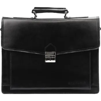 Pánská aktovka Pánská aktovka Gregorio Art.6 SILVER černá + doprava zdarma