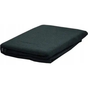 Prostěradlo Froté prostěradlo bez gumy, rozměr 90x200 cm, barva antracit KOBI