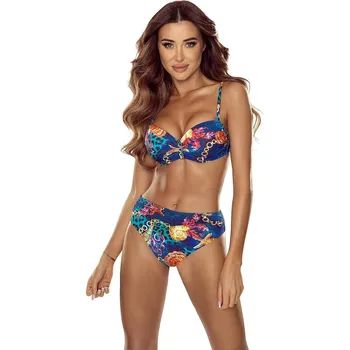 Dámské plavky Gabbiano plavky Ashley-D/26 Modrá 38E-M