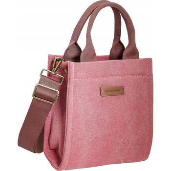 Kabelka David Jones kabelka kufřík látková oranžová