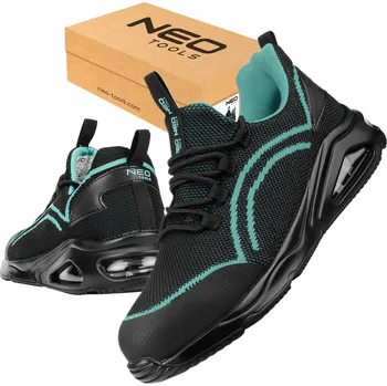 Pracovní obuv PÁNSKÉ PRACOVNÍ BOTY AIRBAG LEHKÁ PODRÁŽKA AIR BEZ ZDVIHU NEO TOOLS vel.