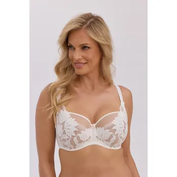 Dámské spodní prádlo Gaia podprsenka polovyztužená bílá velikost 80D