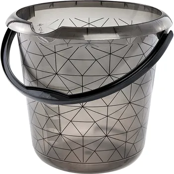 kbelík Keeeper kbelík dekorovaný křyšťálová šedá 10 l