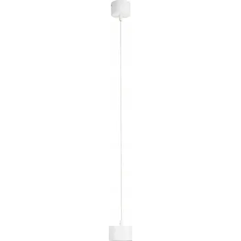 Maxlight LED Závěsné Svítidlo 7W FUSION Bílé Skleněné Trubice Minimalistické