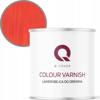 Lak na dřevo Lazurovací lak Q-COVER 2,5 l červená satén