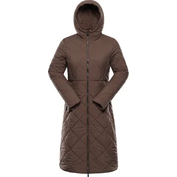 Dámský kabát ALPINE PRO - STAWA DÁMSKÝ ZIMNÍ MĚSTSKÝ KABÁT S VODOODPUDIVOU ÚPRAVOU