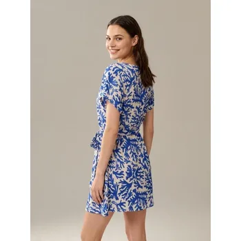 Dámské šaty Sinsay - Mini šaty s&nbsp;ozdobným vázáním - vícebarevná - 6151U-MLC - 6151U-MLC-XXS