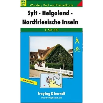 WKD 7 Sylt, Helgoland, Nordfriesische 1:50 000 / turistická mapa