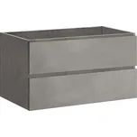 Koupelnová skříňka pod umyvadlo Carole - betonově šedá - 79x48x45 cm