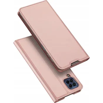 Pouzdro na mobilní telefon Flipové pouzdro Dux Ducis pro Samsung Galaxy M53, růžové