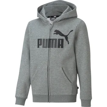 Pánská móda PUMA Dětská mikina s kapucí na zip Puma Essential 2–3 ROKY ŠEDÁ