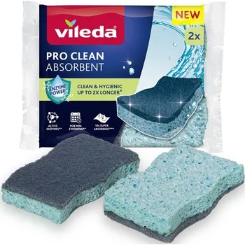 Houbička Vileda Pro Clean Absorbent 2 ks