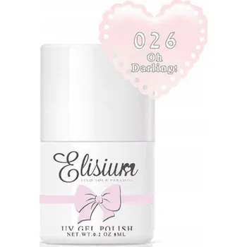 Lak na nehty Hybridní lak barevný lak Elisium Oh Darling 8 ml