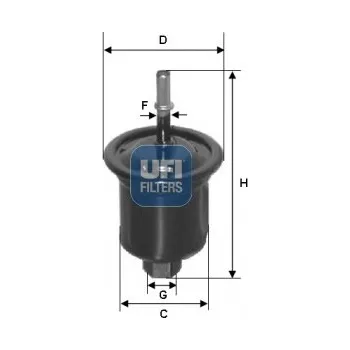Palivový filtr Palivový filtr UFI 31.731.00
