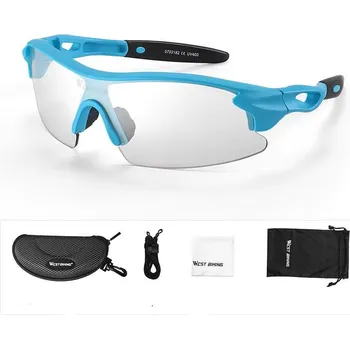 cyklistické brýle WEST BIKING Dětské cyklistické brýle NO SIZE MODRÁ