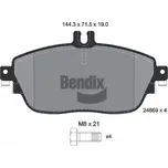 Sada brzdových destiček, kotoučová brzda BENDIX Braking BPD1047