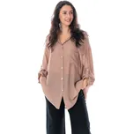 Dámská košile YASMIN Světle hnědá uni