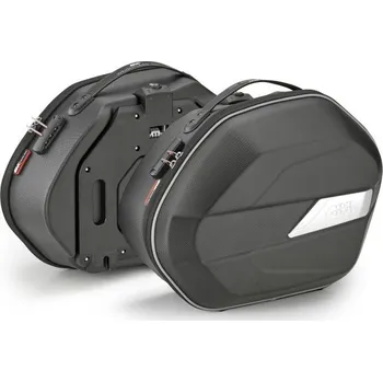Zavazadlo na motocykl Wl900B boční brašny Givi (Monokey) textilní thermoform, černé, objem 2x25 l.