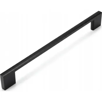 Nábytkové kování Nábytková úchytka YVS černá matná 256 mm (28,80 cm)