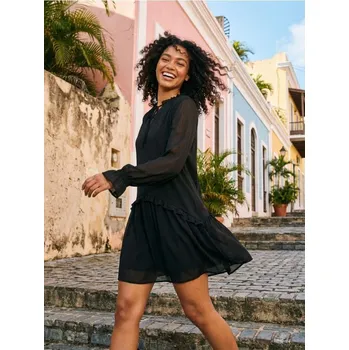 Dámské šaty Sinsay - Minišaty - černá - ZB169-99X - ZB169-99X-XXS