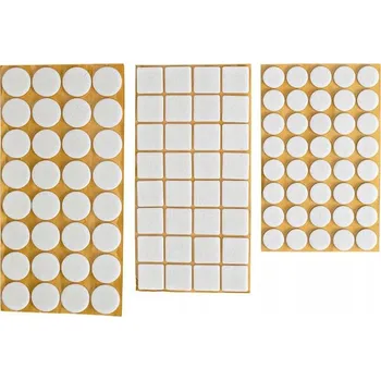 Podložka pod nábytek Filcové podložky, bílé, průměr 20 mm, 20 ks v balení