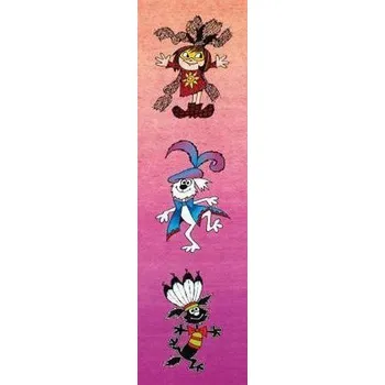 Záložka Malá čarodějnice + Štaflík a Špagetka - Záložka s 3D efektem