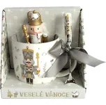 TORO HRNEK SET + LŽIČKA MOTIV LOUSKÁČEK 380 ml