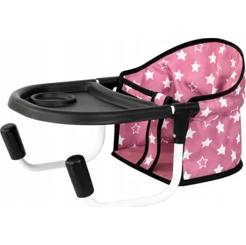 Doplněk pro panenku RŮŽOVÁ SEDAČKA/ŽIDLIČKA PRO PANENKY