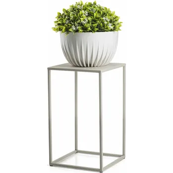 Stojan na květiny STOJAN NA KVĚTINÁČ SIMPLE 40X24X24 CM BÉŽOVÁ