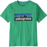 Patagonia P-6 Logo T-Shirt Aqua Stone zelená L