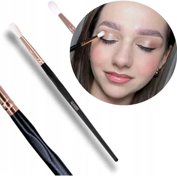 Kosmetický štětec Štětec na Rozmazávání Očních Stínů GLAMTES Štěteček s Přírodním Vláknem