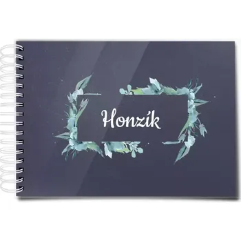 Plexi album s kroužkovou vazbou Zelené lístečky se jménem