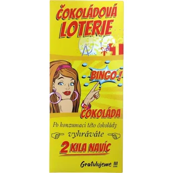 Čokoláda Mléčná tabulková čokoláda ČOKOLÁDOVÁ LOTERIE [Jamira, 100 g]