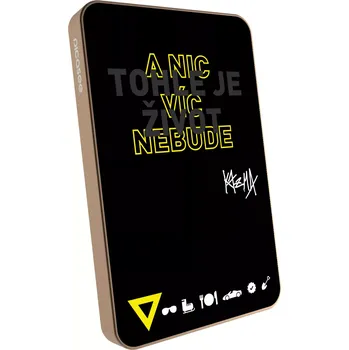 Powerbanka Picasee Powerbanka s MagSafe 5 000 mAh Zlatá - Kazma - TOHLE JE ŽIVOT A NIC VÍC NEBUDE