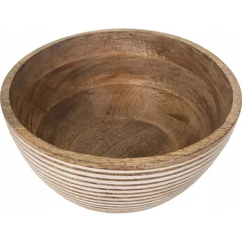 Dřevěná mísa košík na ovoce zeleninu saláty svačiny jídla pokrmy 3L