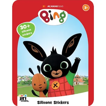 Bing: Hra se silikonovými samolepkami - JIRI MODELS (2025, sešitová)