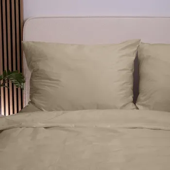 Povlečení bavlněný satén 140x200 mocha mousse