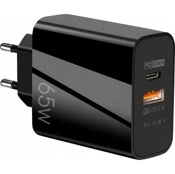 Rychlá síťová nabíječka USB-A USB QC 3.0 65W USB-C PD typ C pro telefon