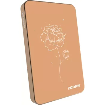 Powerbanka Picasee Powerbanka s MagSafe 5 000 mAh Zlatá - Peonies