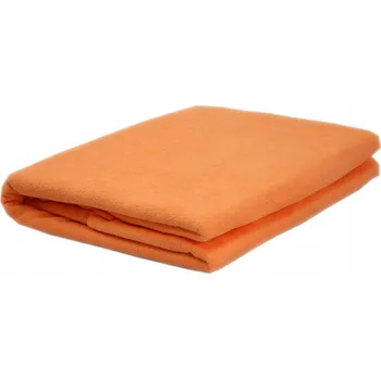 Prostěradlo Froté prostěradlo bez gumy, rozměr 200x200 cm, lososová barva KOBI