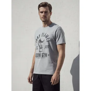 Pánské oblečení Sinsay - Bavlněná dvoudílná pyžama s potiskem - vícebarevná - 039GW-MLC - 039GW-MLC-3XL